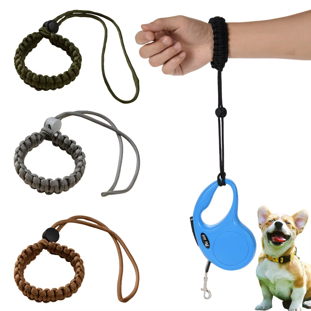 Non-Slip Hand Free Wrist Strap For Small Medium Dogs Cats Hiking Adjustable Puppy Lead Chihuahua French Bulldog Pug Pet Supplies