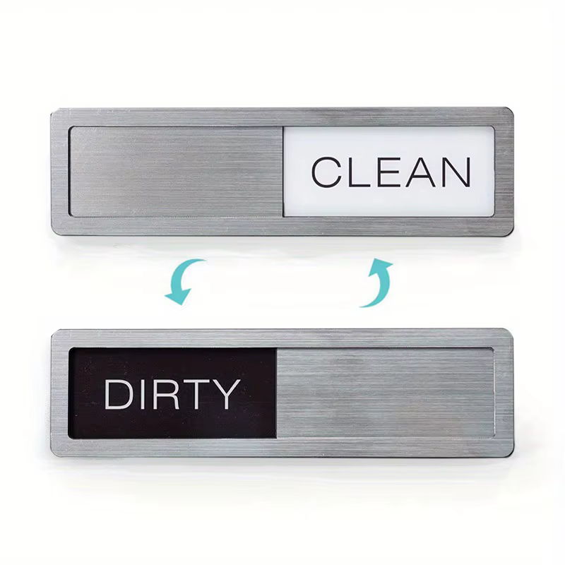 1 Pack Dishwasher Magnet Clean Dirty Sign, Kitchen Organizers and Storage Decor