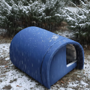 Durable Warm Pet Cat House Windproof Thicken Outdoor Cat Shelter Vaulted Design Waterproof Stray Cat Den Outdoor