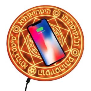 Fast Charging 10W Multifunction Rapid Charger Creative Magic Array Wireless Charger Mobile Phone Universal Emittin Light
