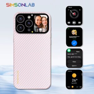 New Smart Phone Case for iPhone Bluetooth Connection Touch Screen Remote Camera Photography Music Control Video Wallpaper 2025