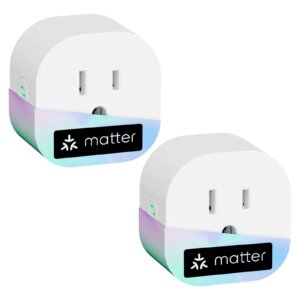 Meross Matter Smart Plug Mini MSS115 US Version Plug Super Easy Setup Support Apple Home,Alexa, Remote Countrol Wifi Socket
