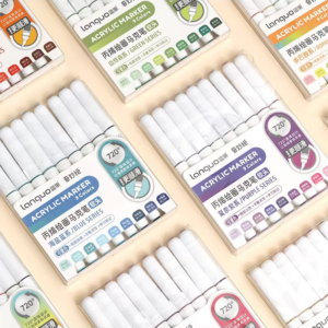 9 Colors/Set Acrylic Paint Art Marker Pens DIY Graffiti Painting Pens Notebook Journal Writing Drawing Stationery