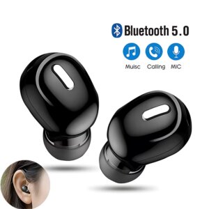 Eliminate Tangles & Drops: Waterproof Bluetooth 5.0 Earbuds for Uninterrupted Audio & Hands-Free Calls