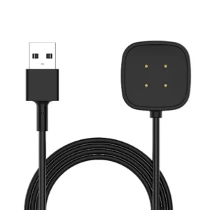 Charger USB Charger Smart Watch Charging Cable Base Accessories 1m for Fitbit Sense/Sense 2/Versa 4/Versa 3