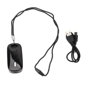 Wearable Air Necklace Portable Wearable Mini Hanging Neck Negative Ion Air Cleaner for Running Fitness Travel