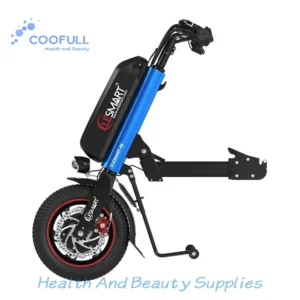 Coofull High Efficiency 500w Geared Motor 12inch Electric Wheelchair Handcycle Attachment with 70km Battery Range